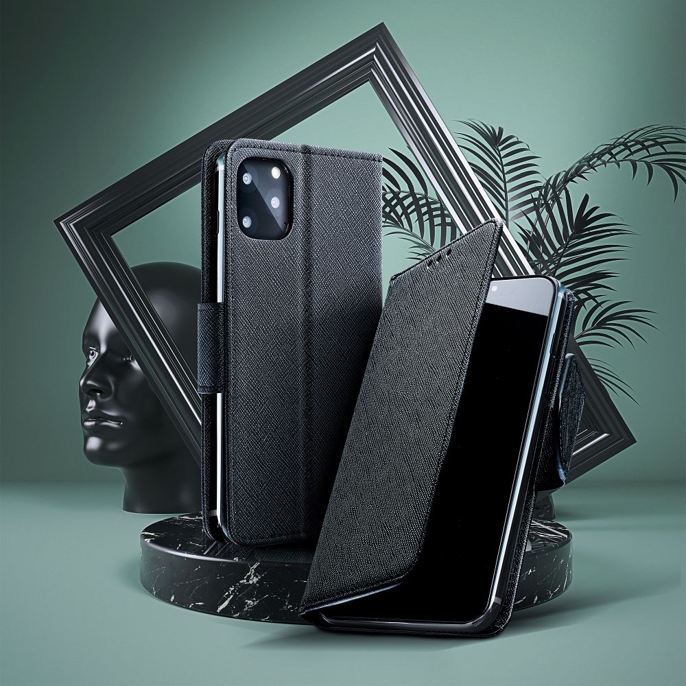 A-One Brand - Realme 9/9 Pro (5G) Plånboksfodral • Fancy • Eco Läder • Svart