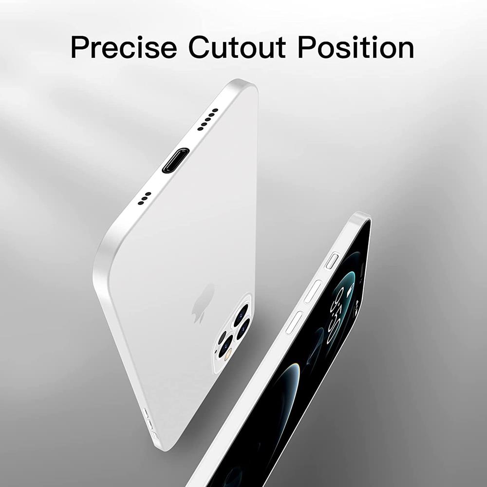 Boom - BOOM Zero iPhone 14 Pro Max Skal Ultra Slim - Frosty Vit
