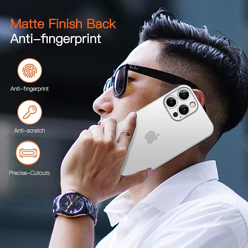 Boom - BOOM Zero iPhone 14 Pro Max Skal Ultra Slim - Frosty Vit