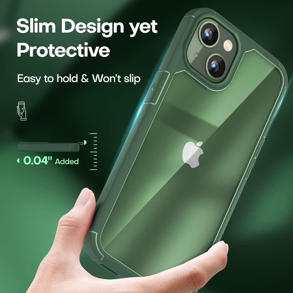 Boom - [6in1] BOOM iPhone 14 Skal - Linsskydd - Härdat Glas - MagSafe Ring