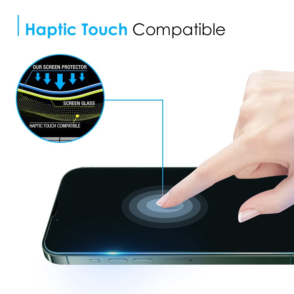 A-One Brand - [2-PACK] Hrdat glas iPhone 14 Pro Max Skrmskydd - Clear