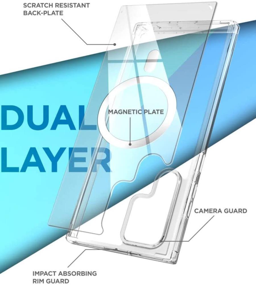 Boom - BOOM Magsafe Skal Samsung Galaxy S22 Plus - Transparent