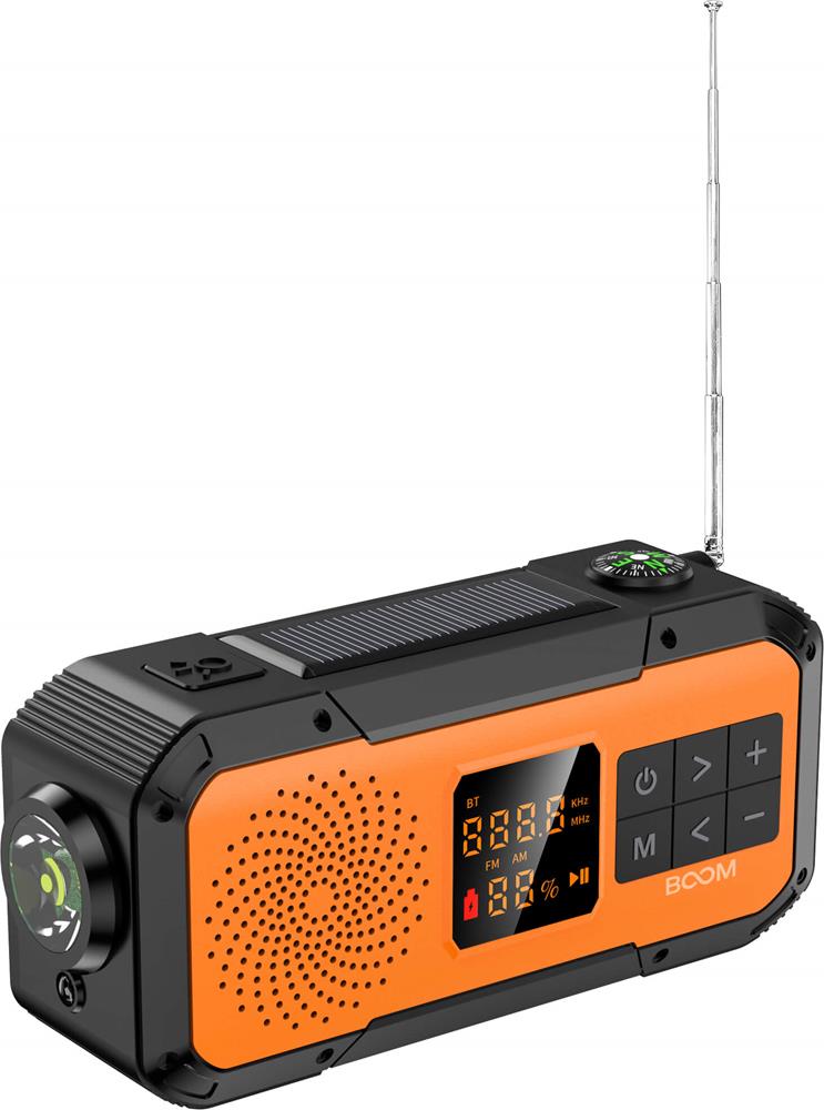 Boom of Sweden - BooM Vevradio 2000mAh Powerbank Bluetooth Högtalare Lampa - Orange
