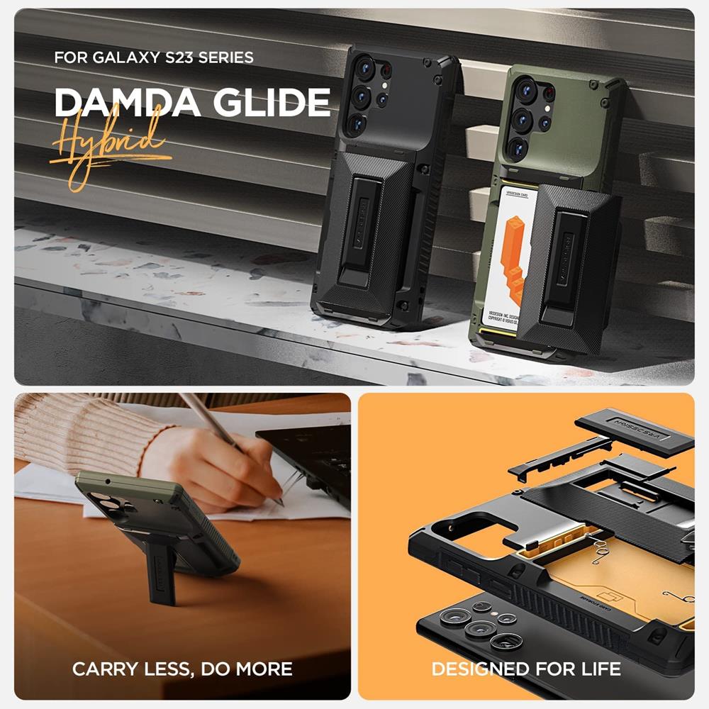 Köp VRS DESIGN Damda Glide Hybrid Skal Galaxy S23 Ultra Svart på