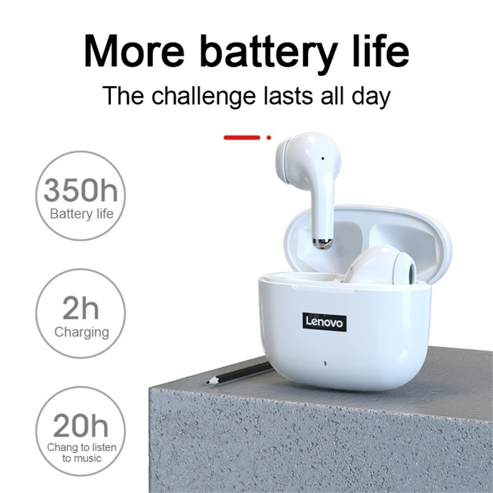 Lenovo - LENOVO Thinkplus LivePods LP40 Pro TWS Bluetooth Trådlösa Hörlurar - Rosa
