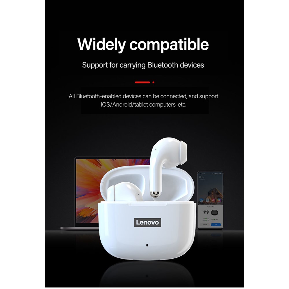 Lenovo - LENOVO Thinkplus LivePods LP40 Pro TWS Bluetooth Trådlösa Hörlurar - Rosa