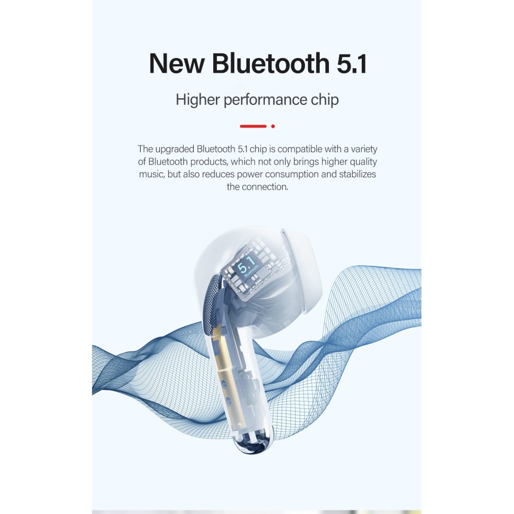 Lenovo - LENOVO Thinkplus LivePods LP40 Pro TWS Bluetooth Trådlösa Hörlurar - Rosa
