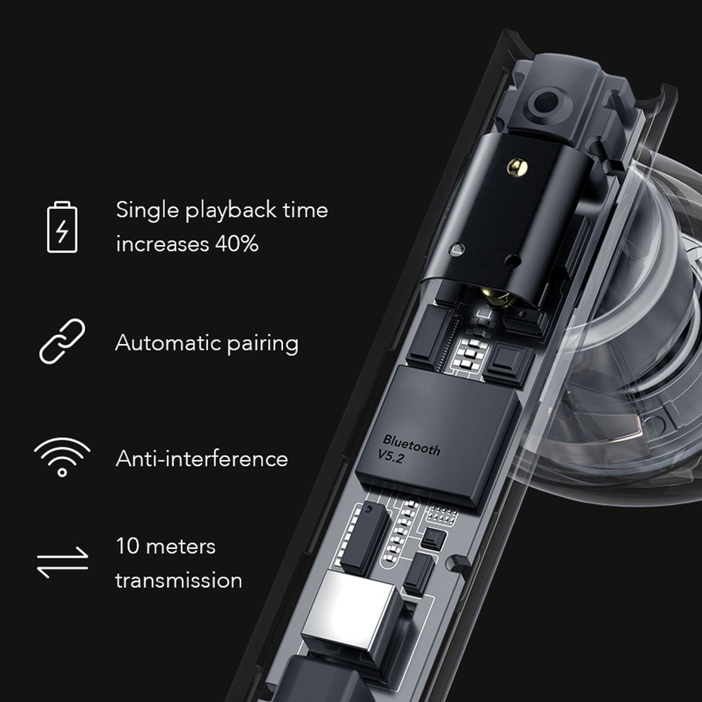 Xiaomi - XIAOMI Haylou GT6 TWS Bluetooth Trådlösa Hörlurar - Svart