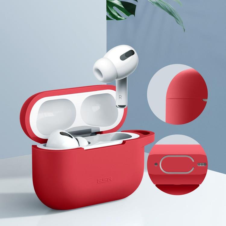 ESR - ESR Airpods Pro 1/2 Skal Bounce - Röd
