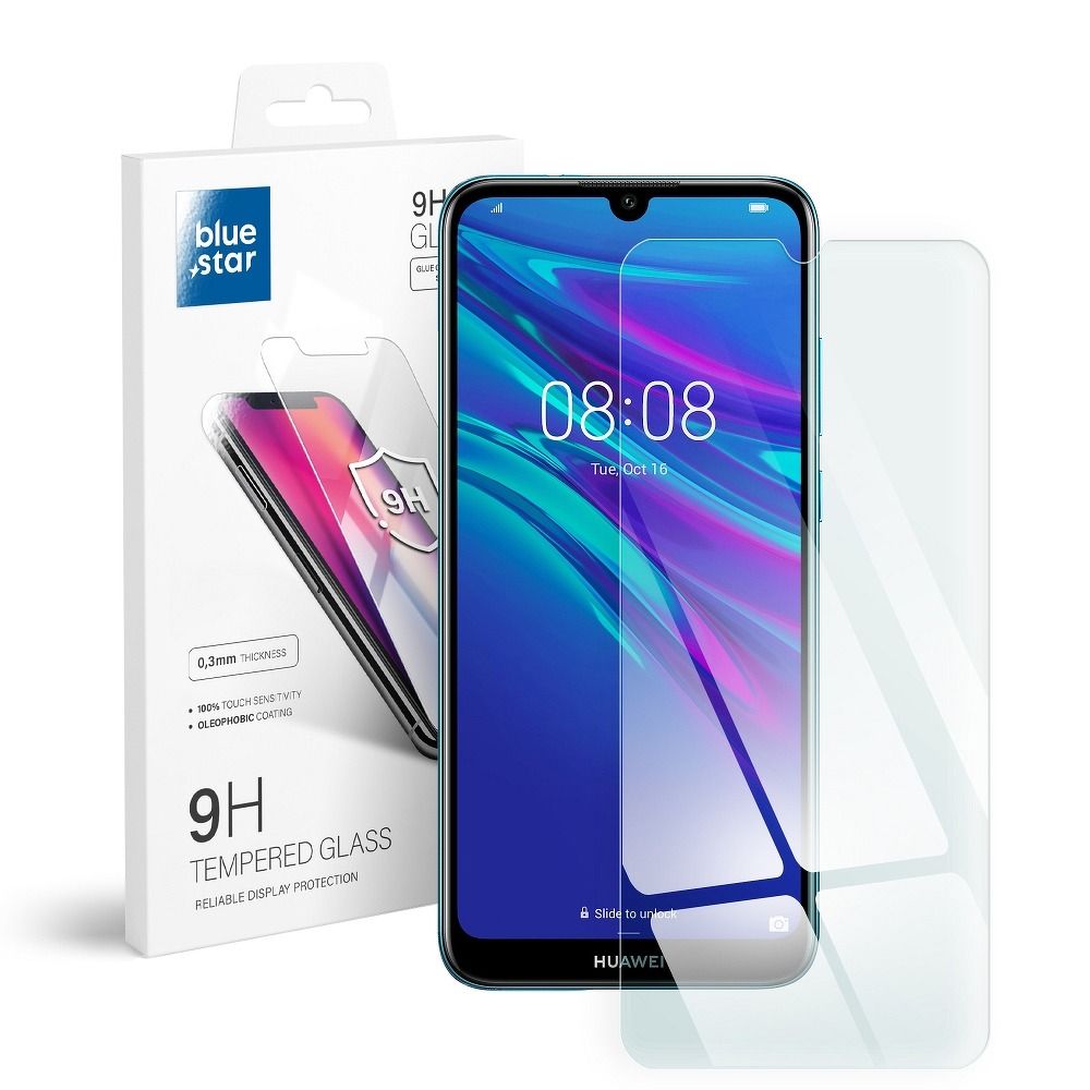 Blue Star - Blue Star Huawei Y6/Y6s/Y6 Pro (2019) Skärmskydd av Härdat Glas