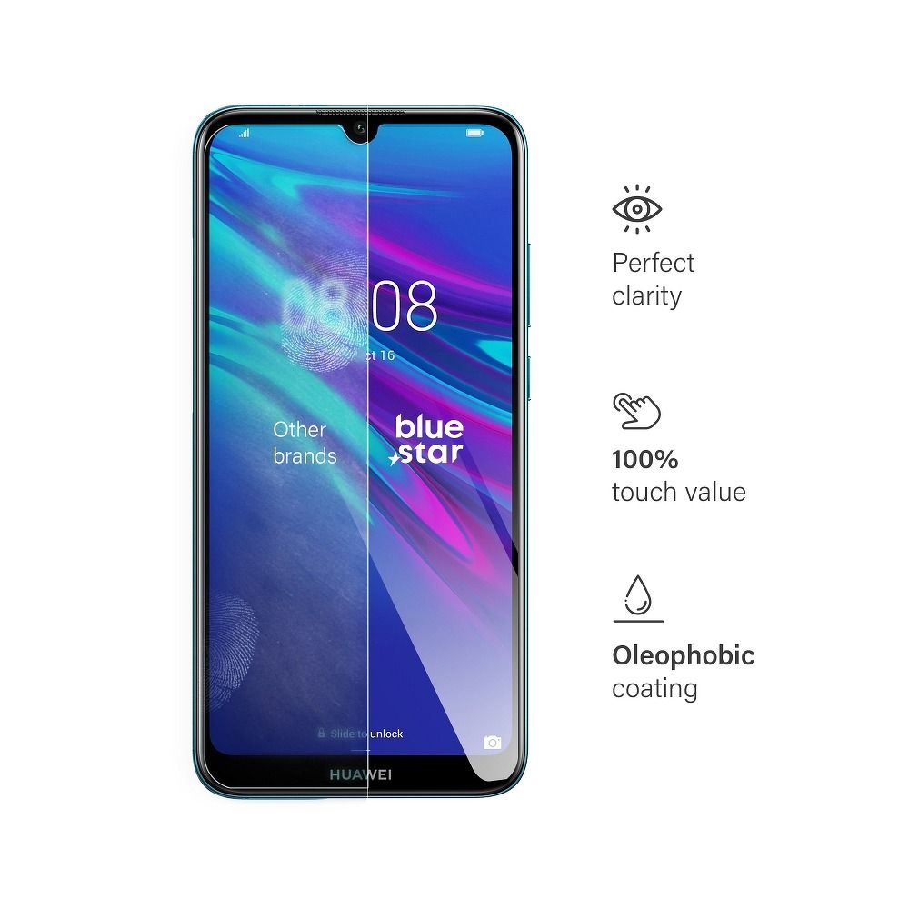 Blue Star - Blue Star Huawei Y6/Y6s/Y6 Pro (2019) Skärmskydd av Härdat Glas