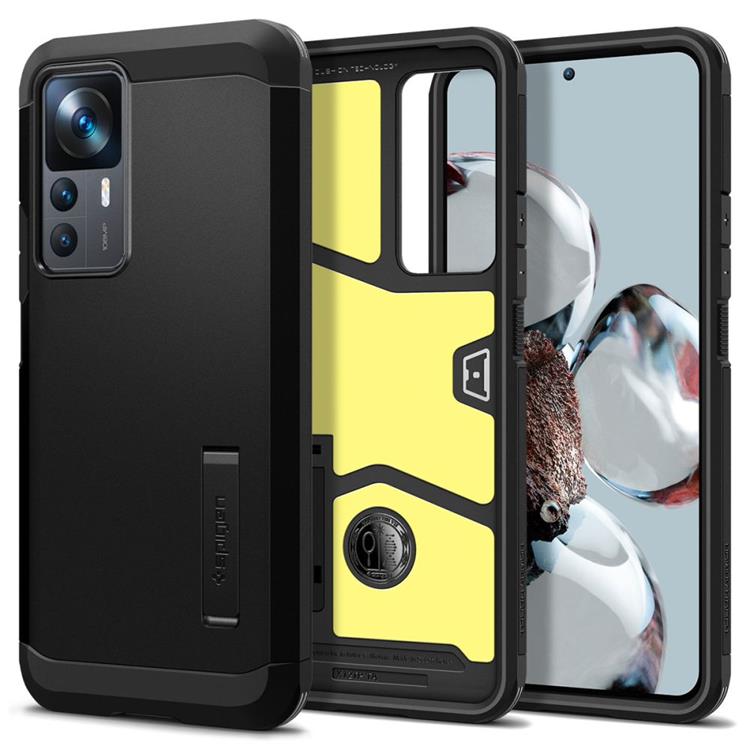 Tech-Protect - Spigen Xiaomi 12T/12T Pro Tough Armor- Svart
