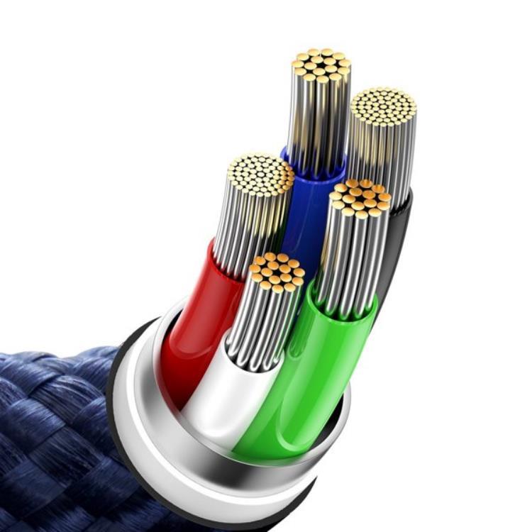 BASEUS - Baseus USB-C Till lightning kabel 2m 20W Glimmer Series - Blå