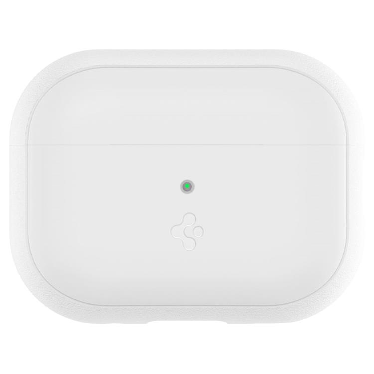 Spigen - Spigen Airpods Pro 1/2 Skal Fit Strap Silicone - Vit/Grå