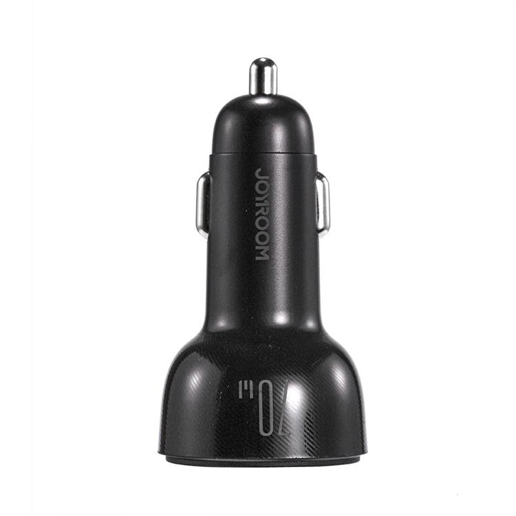 Joyroom - Joyroom Billaddare 3-Ports USB/2x USB-C - Svart