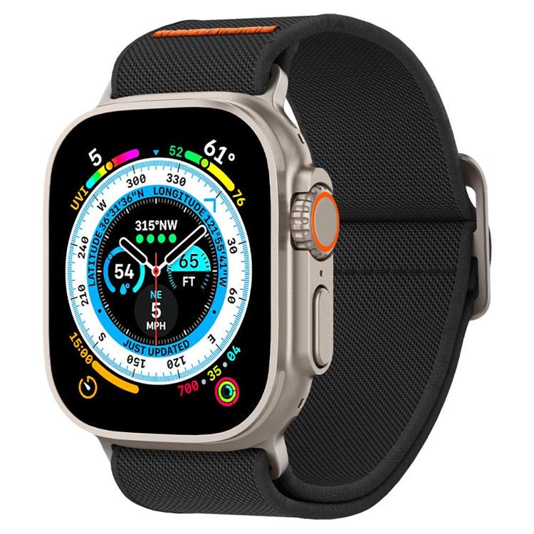 Spigen - Spigen Apple Watch 7/8 (45/49mm) Armband Fit Lite - Svart