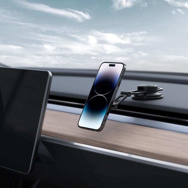Spigen - Spigen Magnetisk Magsafe Bilhållare Windshield Och Dashboard