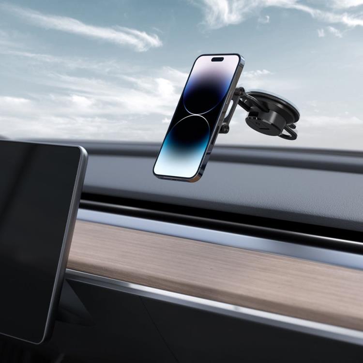 Spigen - Spigen Magnetisk Magsafe Bilhållare Windshield Och Dashboard