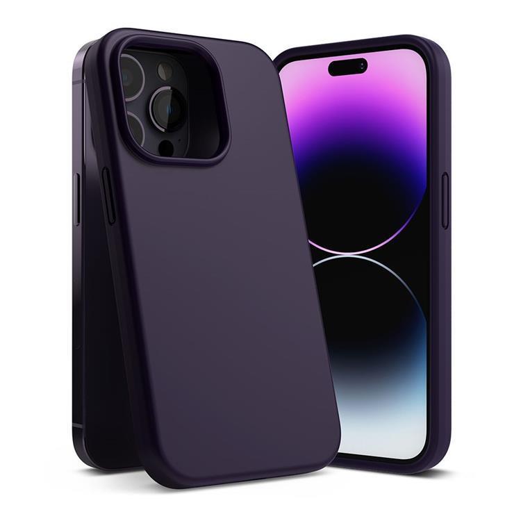 Ringke - Ringke iPhone 14 Pro Skal Silicone - Deep Lila