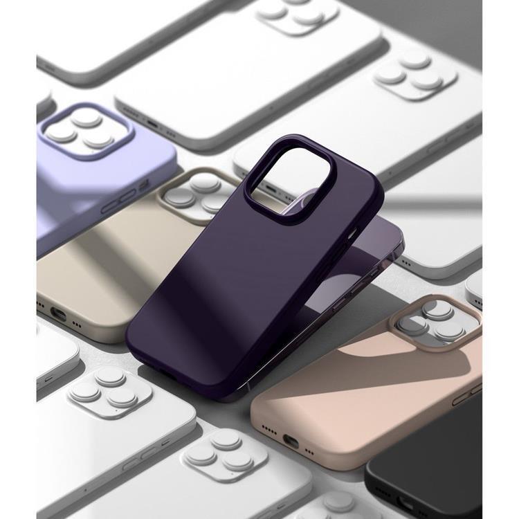 Ringke - Ringke iPhone 14 Pro Skal Silicone - Deep Lila