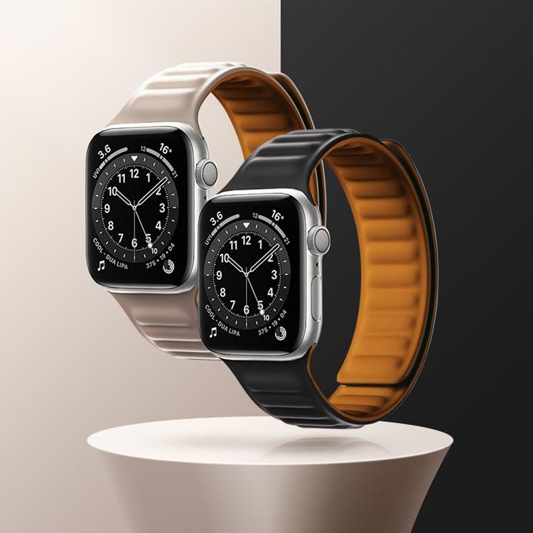 A-One Brand - Apple Watch 2/3/4/5/6/SE (38/40/41mm) Armband Magnetic Strap - Blå