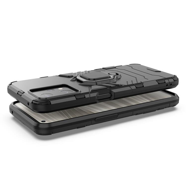 A-One Brand - Realme 9/9 Pro/9 Pro Plus Skal Ring Armor - Svart
