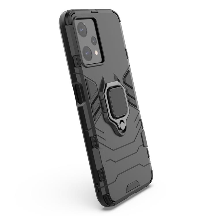 A-One Brand - Realme 9/9 Pro/9 Pro Plus Skal Ring Armor - Svart