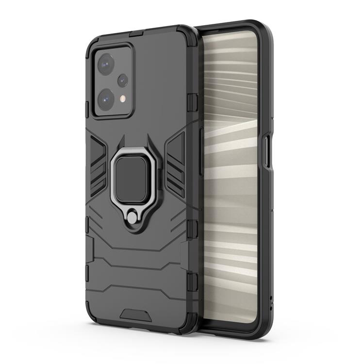 A-One Brand - Realme 9/9 Pro/9 Pro Plus Skal Ring Armor - Svart