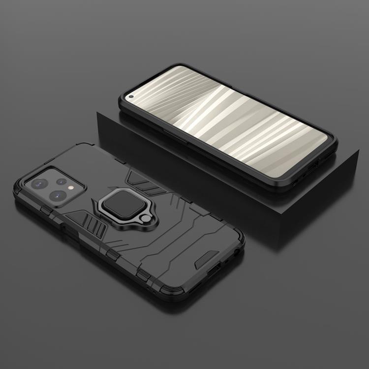 A-One Brand - Realme 9/9 Pro/9 Pro Plus Skal Ring Armor - Svart