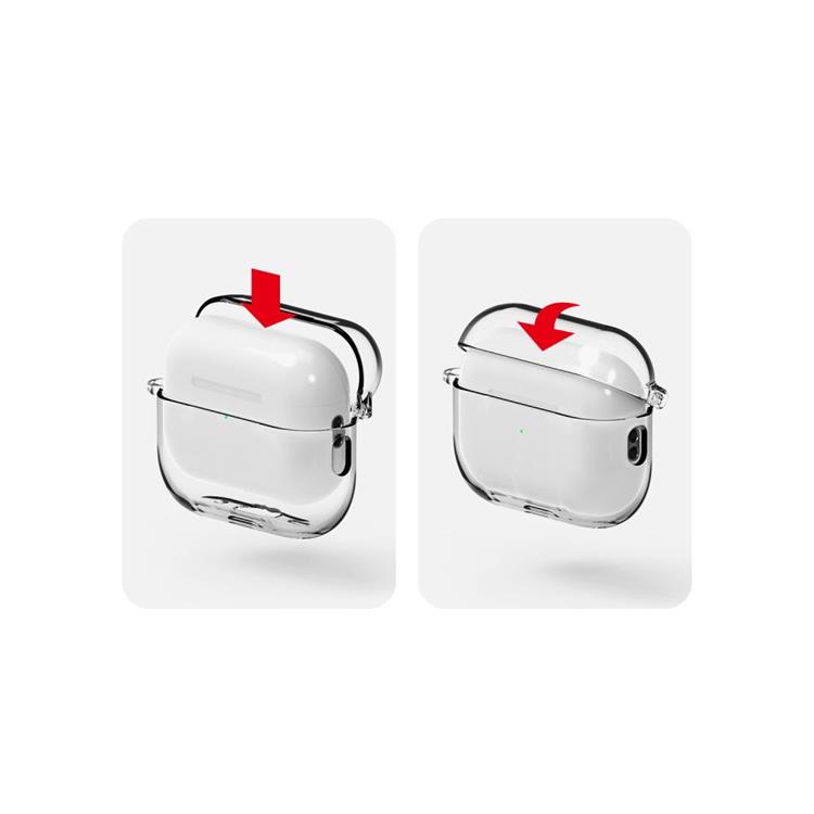 Ringke - Ringke Airpods Pro 1/2 Skal Hinge - Clear