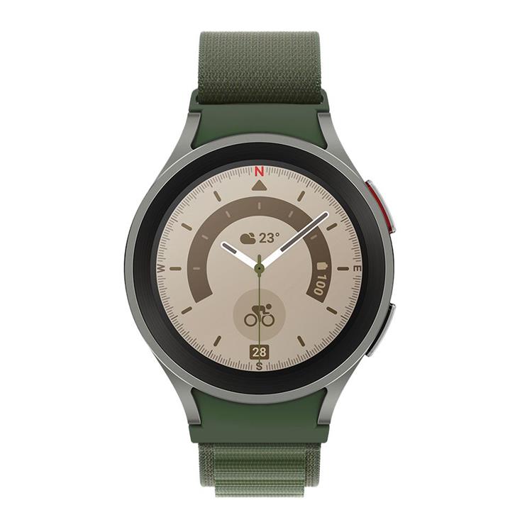 Tech-Protect - Tech-Protect Galaxy Watch 4/5/5 Pro (40/42/44/45/46mm) Armband - Military Grön