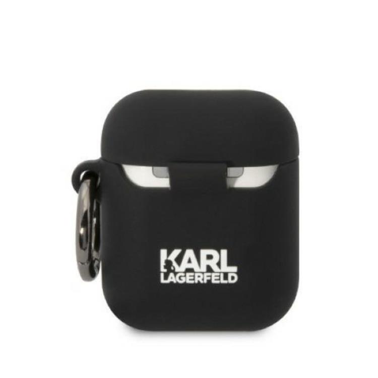 KARL LAGERFELD - Karl Lagerfeld Airpods 1/2 Skal Karl & Choupette - Svart