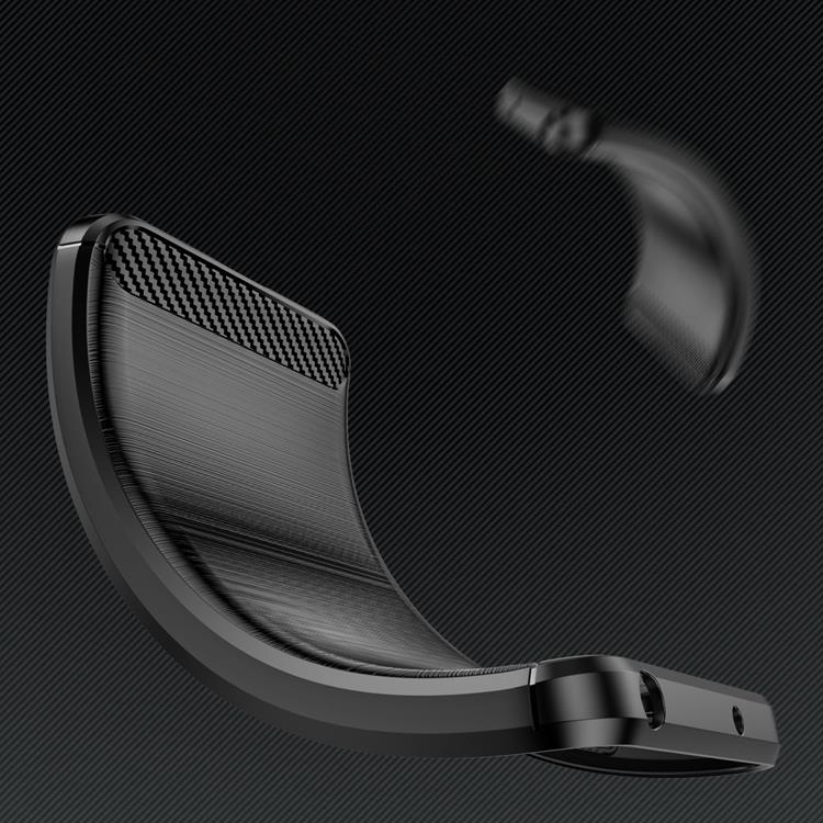A-One Brand - Xiaomi 12T/12T Pro Skal Carbon Flexible Silicone - Svart