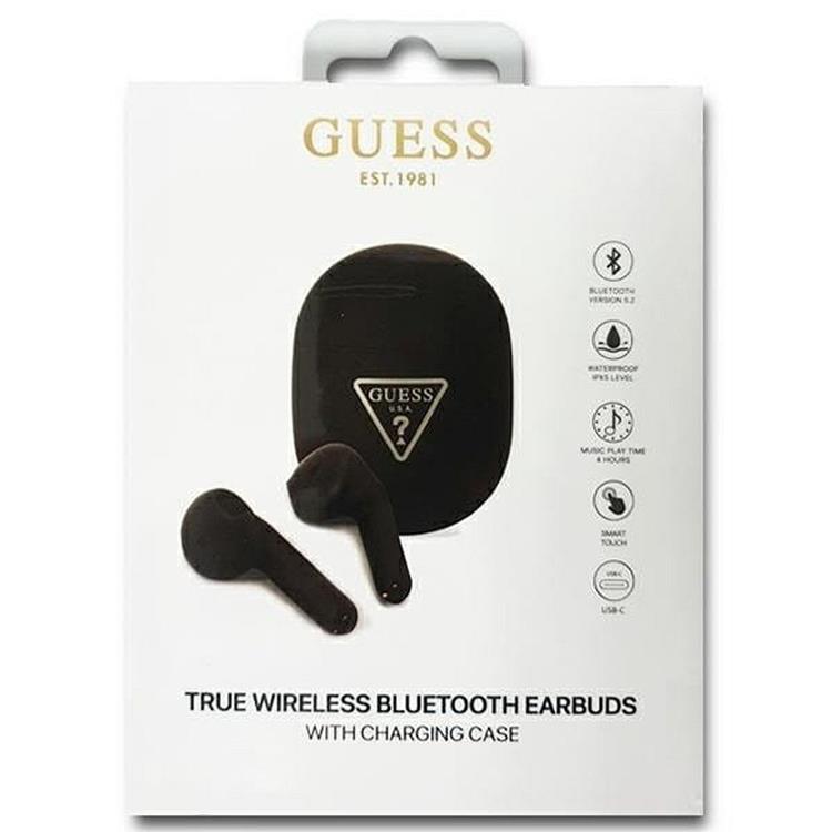 Guess Headphones Bluetooth Earphones GUBH604GEMW Brown/brown 4G Script - View #13