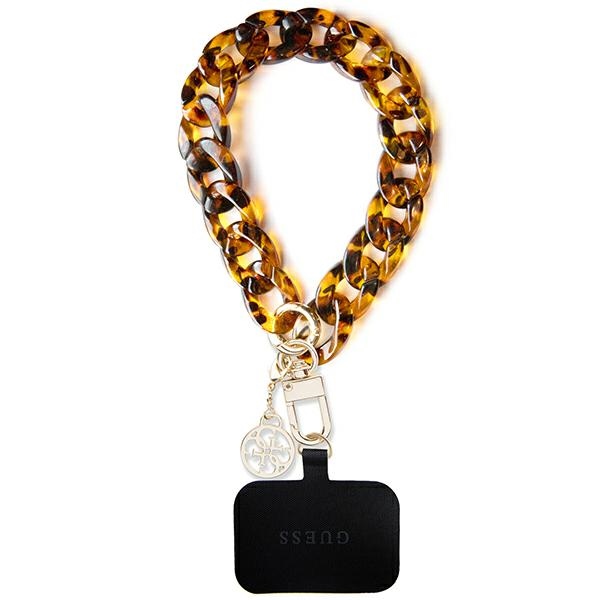 Guess Universal Mobilrem Acrylic 4G Charm Acetat - Guld