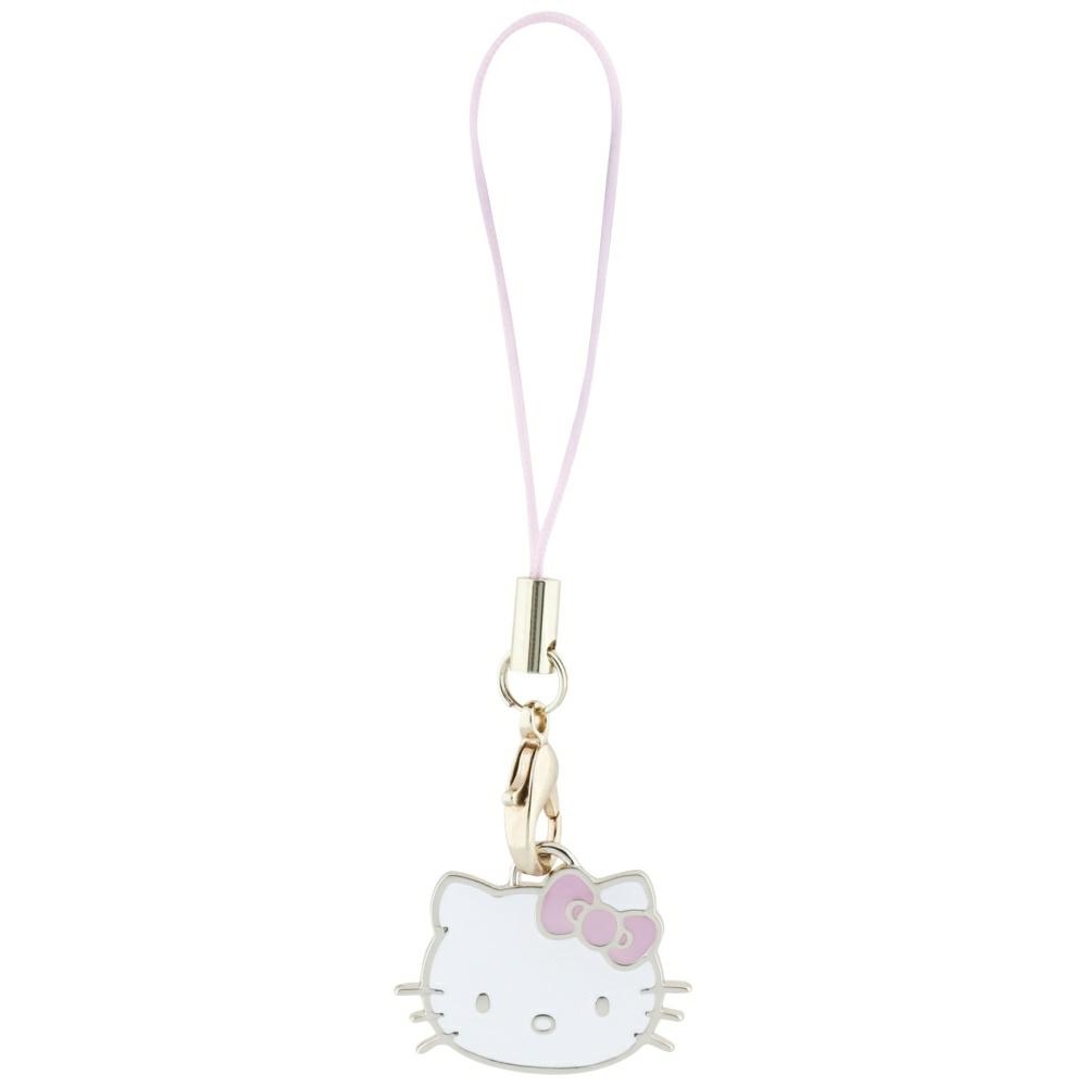 Hello Kitty Hängande Mobilrem Charm Kitty Head - Rosa