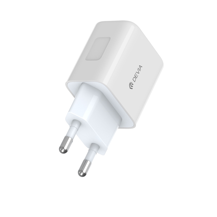 Devia Väggladdare 30W USB-C Smart PD - Vit