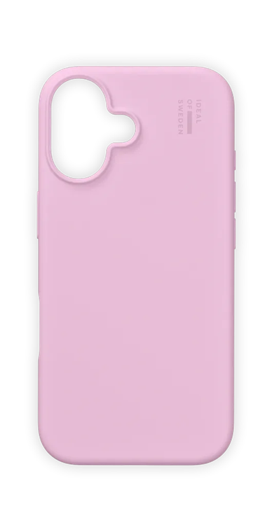 Ideal of Sweden iPhone 16 mobilskal silikon bubble gum rosa skandinavisk design