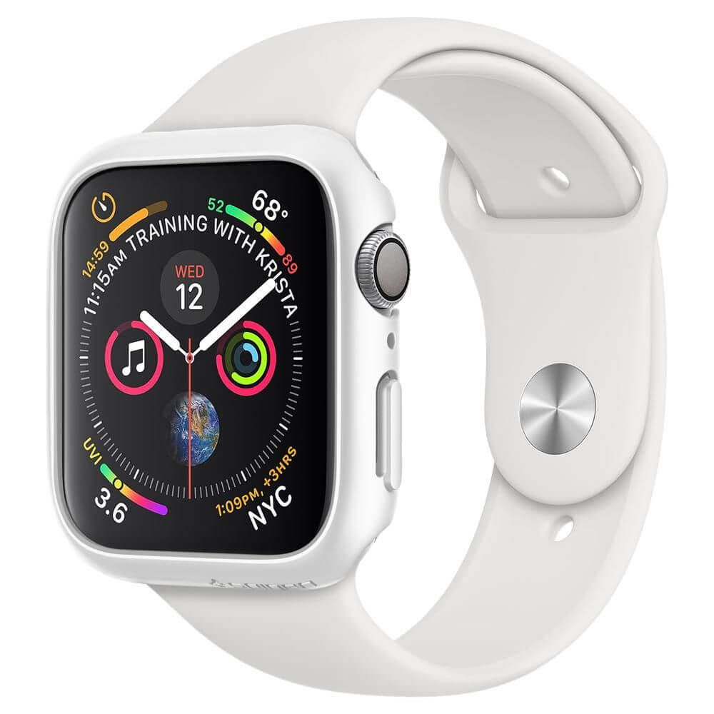 UTGÅTT - SPIGEN Thin Fit Apple Watch 4/5 (44Mm) Vit
