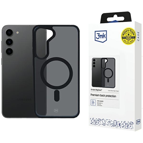 3MK - 3MK Galaxy S24 Mobilskal MagSafe Smoke - Svart