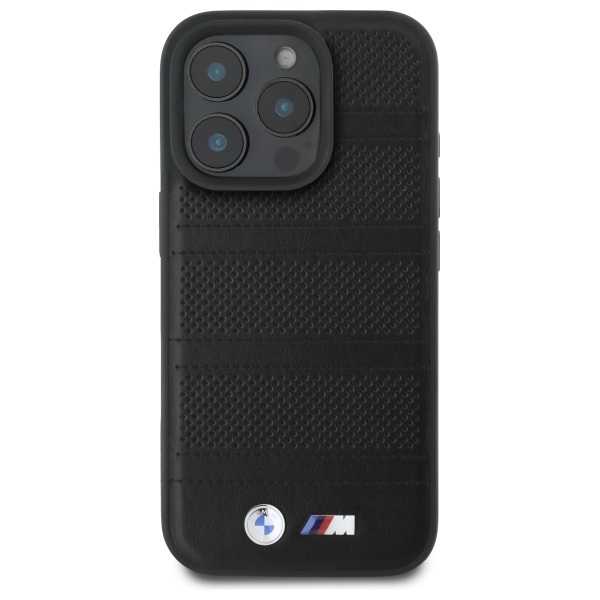 BMW - BMW iPhone 16 Pro Max Mobilskal MagSafe M Perforated Line