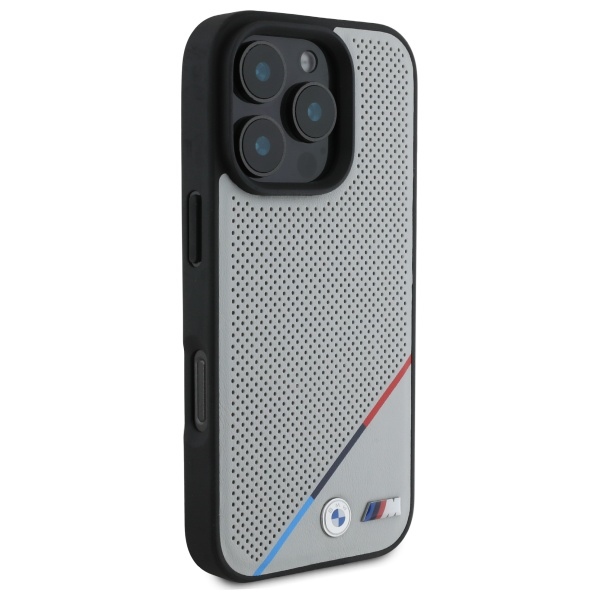 BMW - BMW iPhone 16 Pro Max Mobilskal MagSafe MagSafe Tricolor Line - Svart