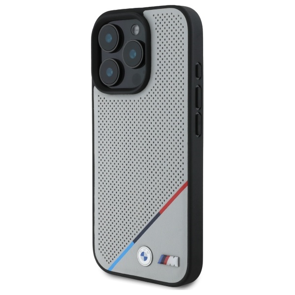 BMW - BMW iPhone 16 Pro Max Mobilskal MagSafe MagSafe Tricolor Line - Svart