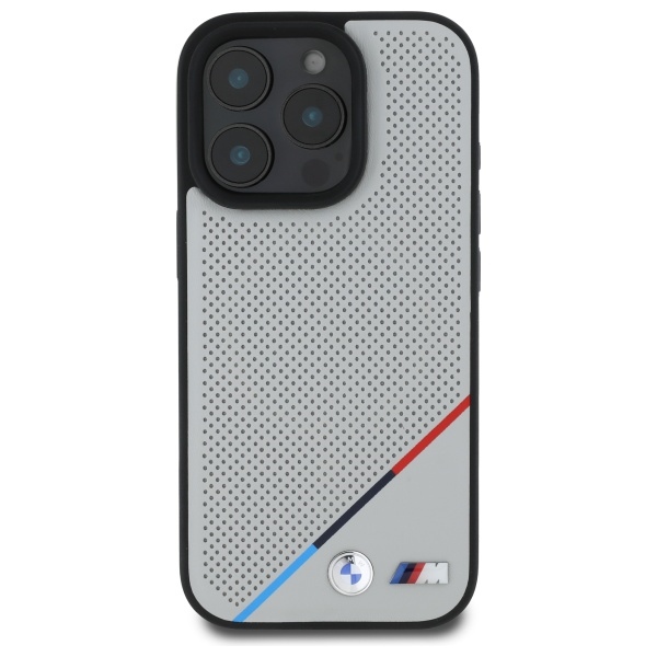 BMW - BMW iPhone 16 Pro Max Mobilskal MagSafe MagSafe Tricolor Line - Svart