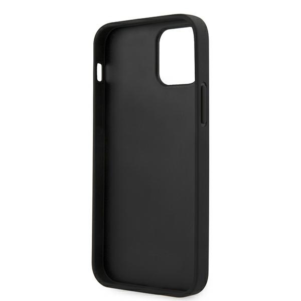 Guess - Guess iPhone 12 Pro Mobilskal MagSafe Saffiano Vintage Script - Svart