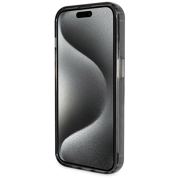 Guess - Guess iPhone 13 Pro/13 Mobilskal MagSafe Ring Stand Script Glitter