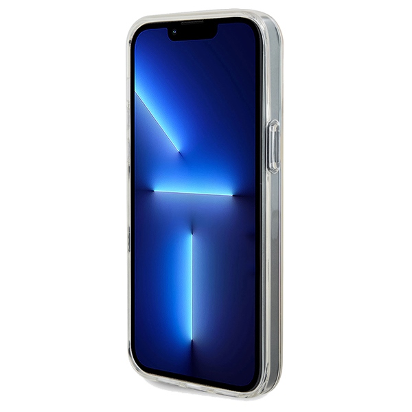 Guess - Guess iPhone 13 Pro/13 Mobilskal MagSafe Faceted Mirror - Silver