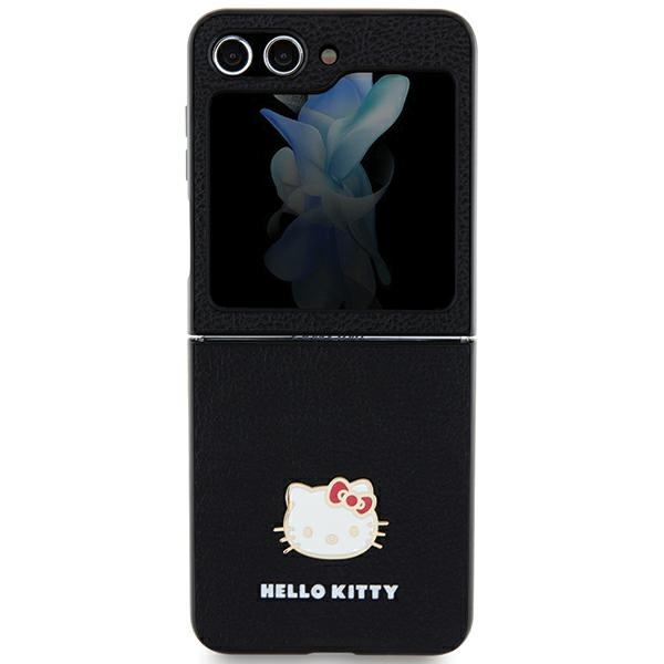 Hello Kitty - Hello Kitty Galaxy Z Flip 5 Skal MagSafe Kitty Head Svart