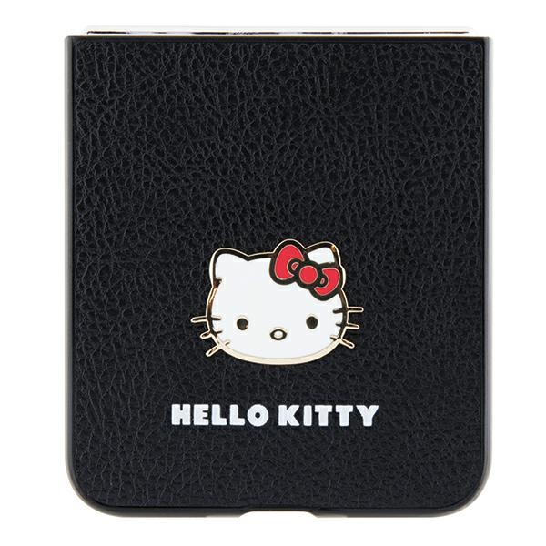Hello Kitty - Hello Kitty Galaxy Z Flip 5 Skal MagSafe Kitty Head Svart