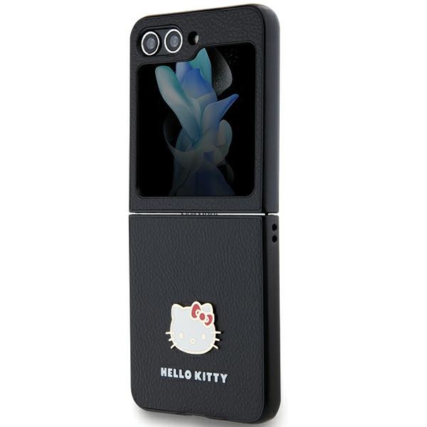 Hello Kitty - Hello Kitty Galaxy Z Flip 5 Skal MagSafe Kitty Head Svart